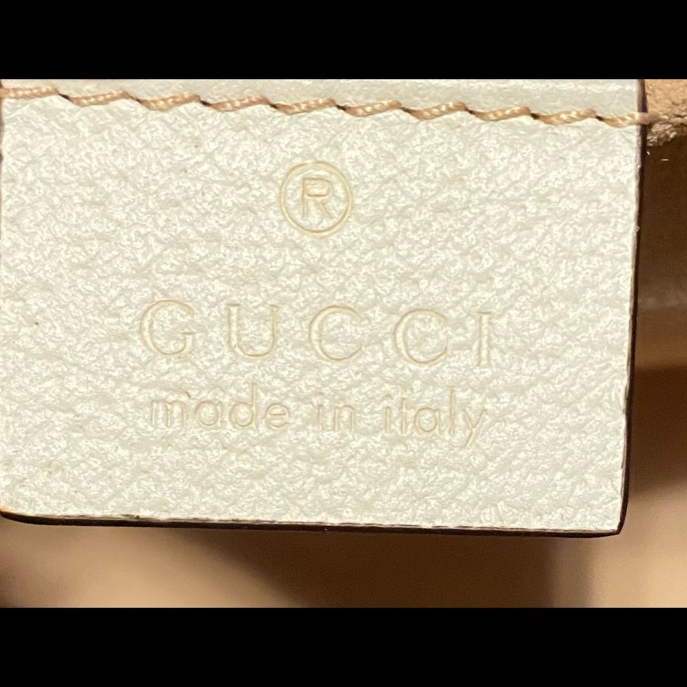 ✨SOLD!✨NEW!✨GUCCI✨GG SUPREME TEXTURED LEATHER DOME BAG - Picture 14 of 16